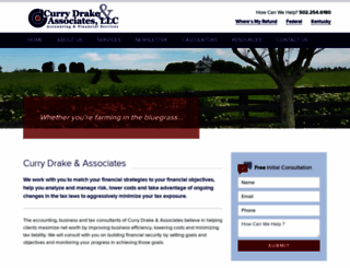 currydrake.com screenshot