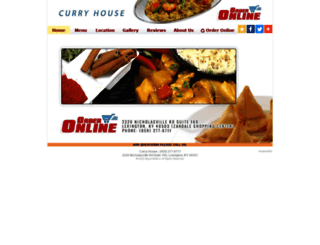 curryhouselexington.com screenshot