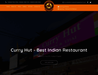 curryhutindian.com screenshot