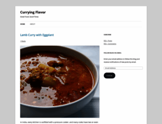 curryingflavor.wordpress.com screenshot