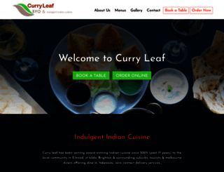 curryleaf.com.au screenshot