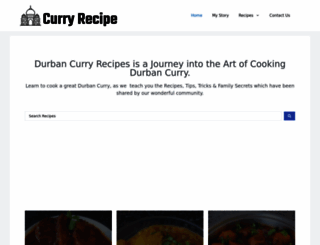 curryrecipe.co.za screenshot