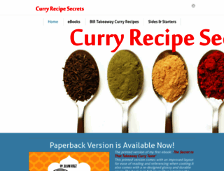curryrecipesecrets.com screenshot