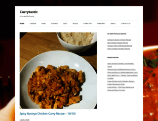currytastic.com screenshot