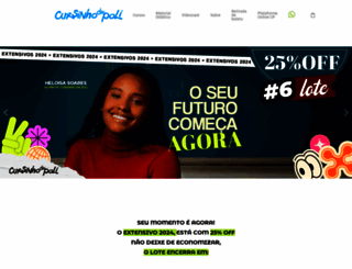 cursinhodapoli.com.br screenshot