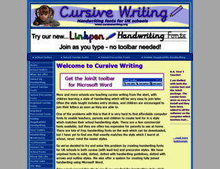 cursivewriting.org screenshot
