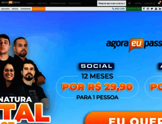 cursoagoraeupasso.com.br screenshot