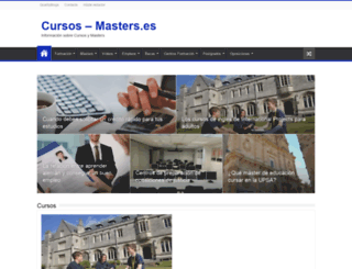 cursos-masters.es screenshot