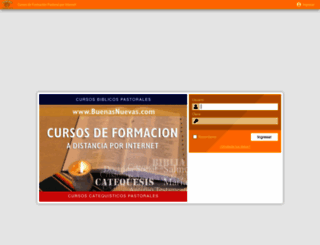 cursos.buenasnuevas.com screenshot