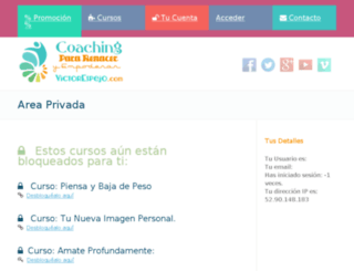 cursos.victorespejo.com screenshot