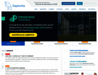 cursosapientia.com.br screenshot