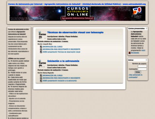 cursosastronomia.com screenshot