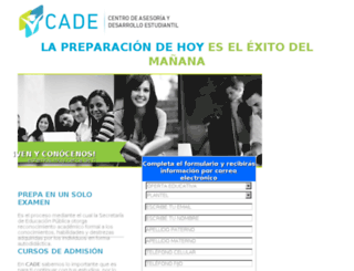 cursoscade.mx screenshot