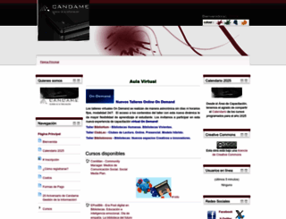 cursoscandame.com.ar screenshot