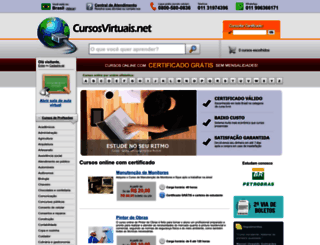 cursosvirtuais.net screenshot
