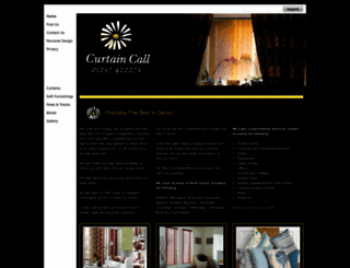 curtaincallnorthdevon.co.uk screenshot