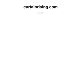 curtainrising.com screenshot