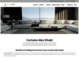 curtains-abudhabi.com screenshot