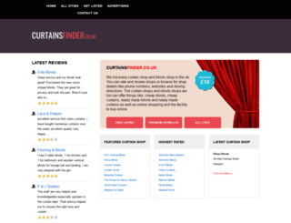 curtainsfinder.co.uk screenshot