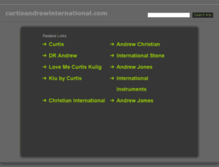 curtisandrewinternational.com screenshot