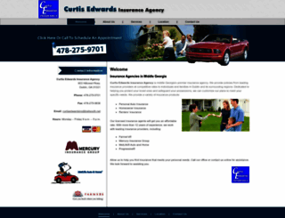 curtisedwardsinsurance.com screenshot