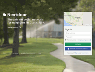 curtispark.nextdoor.com screenshot