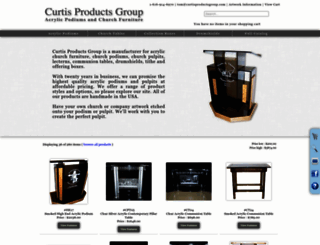 curtisproductsgroup.com screenshot