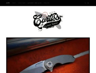 curtisscustomknives.com screenshot