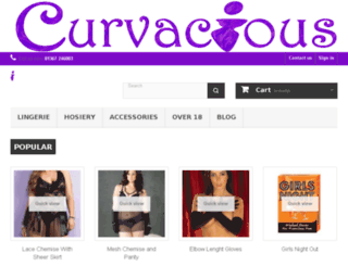 curvacious.co.uk screenshot