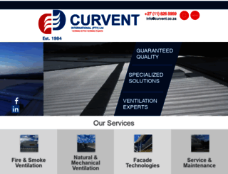 curvent.co.za screenshot
