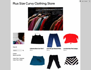 curvyclothing.storenvy.com screenshot