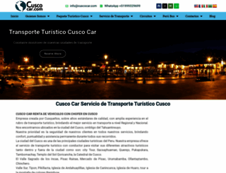 cuscocar.com screenshot