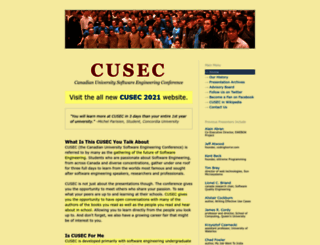 cusec.net screenshot