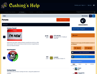 cushings.invisionzone.com screenshot