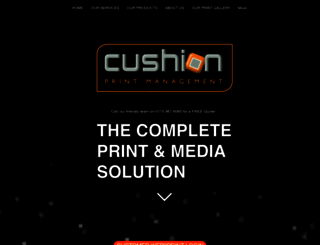 cushionprint.co.uk screenshot