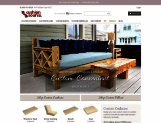 cushionsource.com screenshot