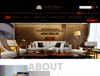 cushionsxpress.com screenshot
