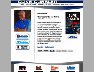cusslerbooks.com screenshot
