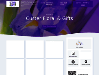 custerfloral.com screenshot