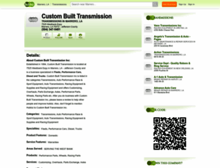custom-built-transmission-inc.hub.biz screenshot