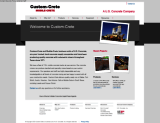 custom-crete.com screenshot