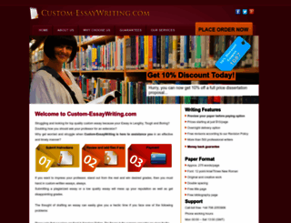 custom-essaywriting.com screenshot
