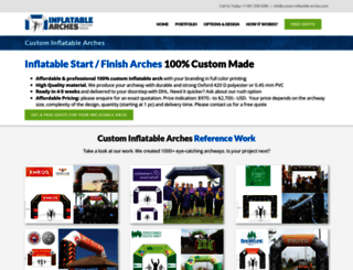 custom-inflatable-arches.com screenshot