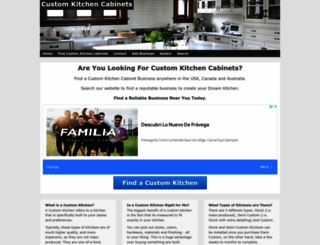 custom-kitchen-cabinets.com screenshot
