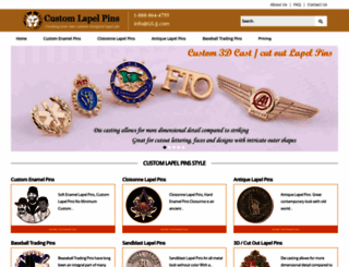 custom-lapel-pins.com screenshot