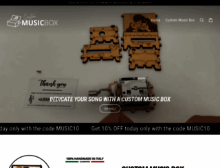 custom-musicbox.com screenshot