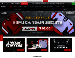 custom-team-jerseys.hockeytron.com screenshot