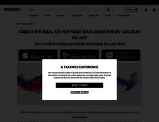 custom.macron.com screenshot