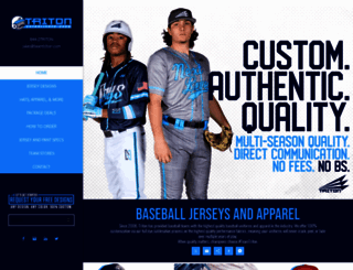 custombaseballjerseys.com screenshot
