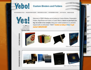 custombindersandfolders.com screenshot